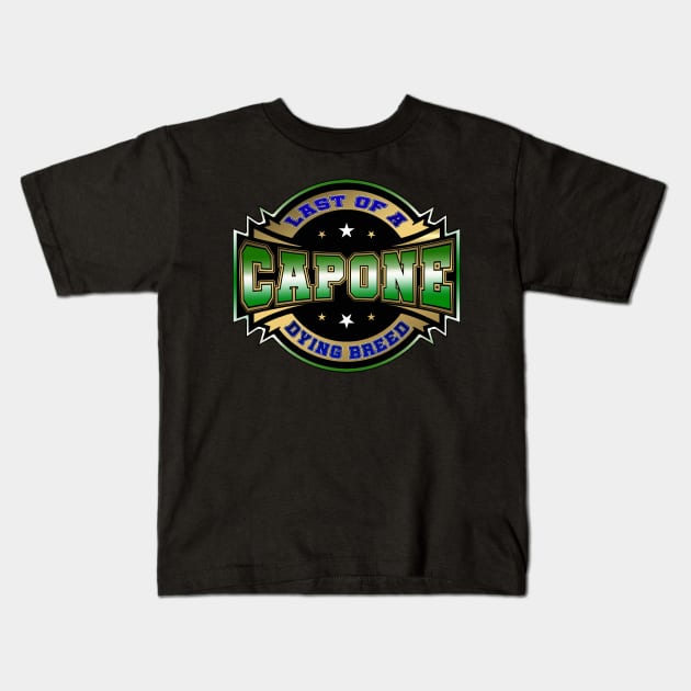 Capone - Last of a Dying Breed Kids T-Shirt by Cult Classic Clothing